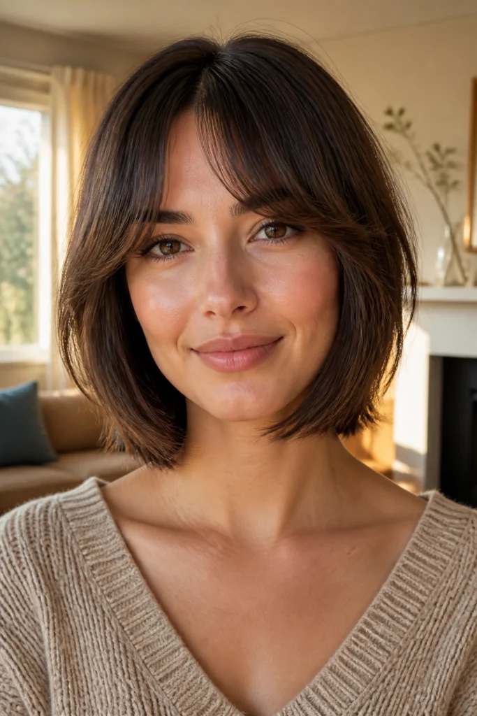 15 Long Bob Cuts With Bangs